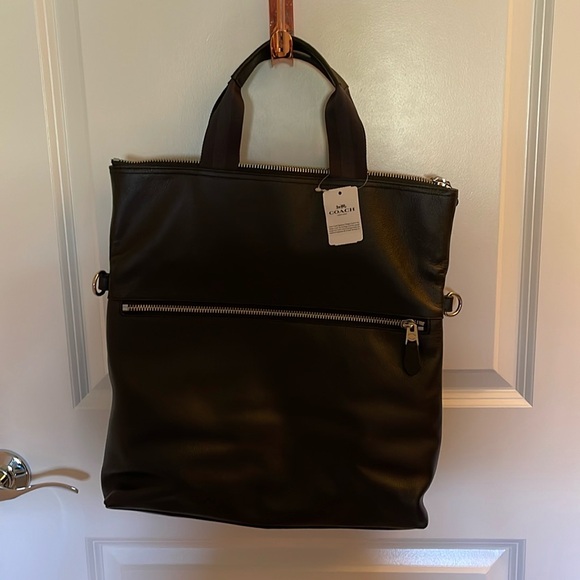 Coach Black Briefcase with Sleek Design - Picture 1 of 15